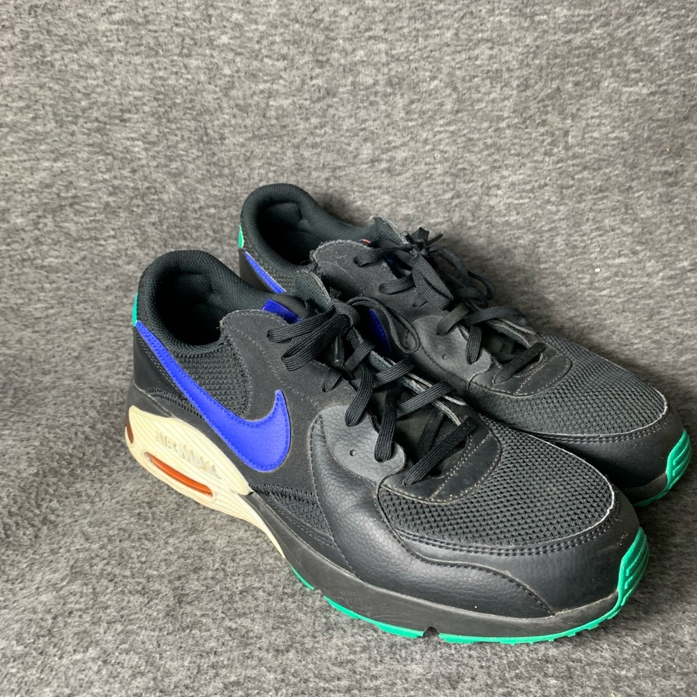 Size 13- Nike Air Max Excee Black Blue Ideal casual  activities